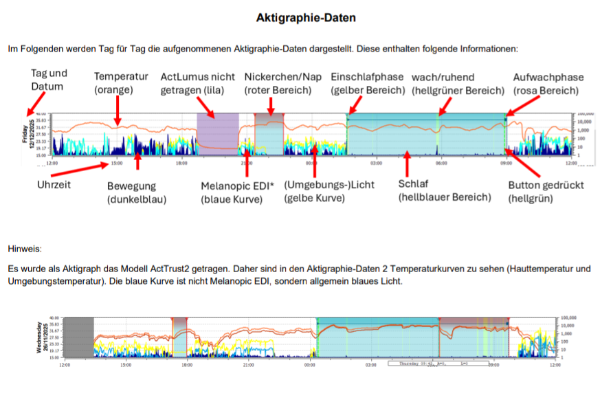 Grafische Darstellung und Auswertung